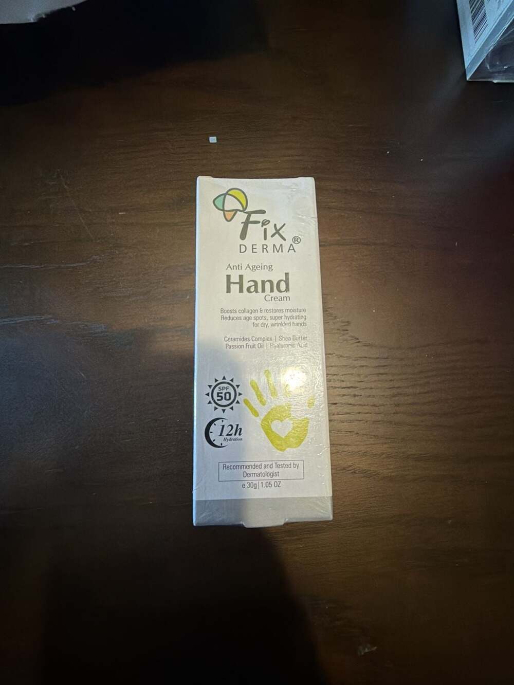 Fixderma Anti Ageing Hand Cream 30g SPF 50